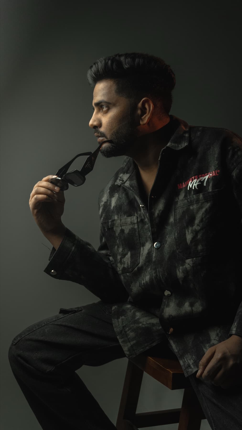 DropX moody profile portrait